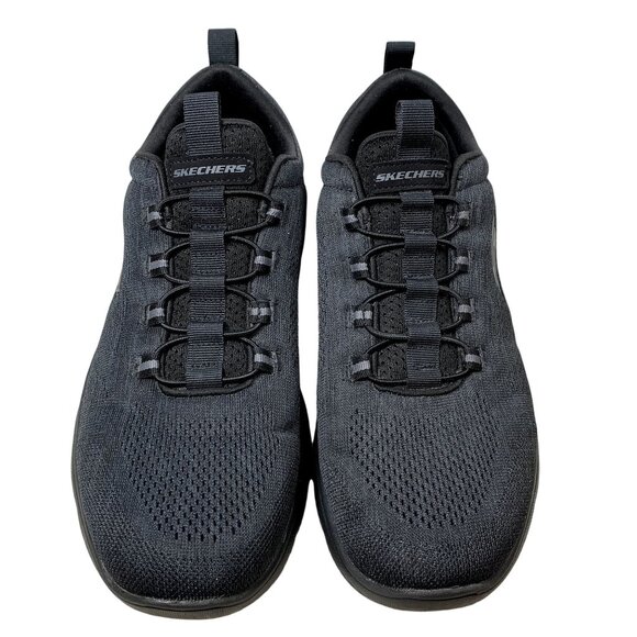Skechers Summits Louvin Sneakers Mens Size 9.5 Black Lite Weight Lace Up Shoes - Picture 10 of 14